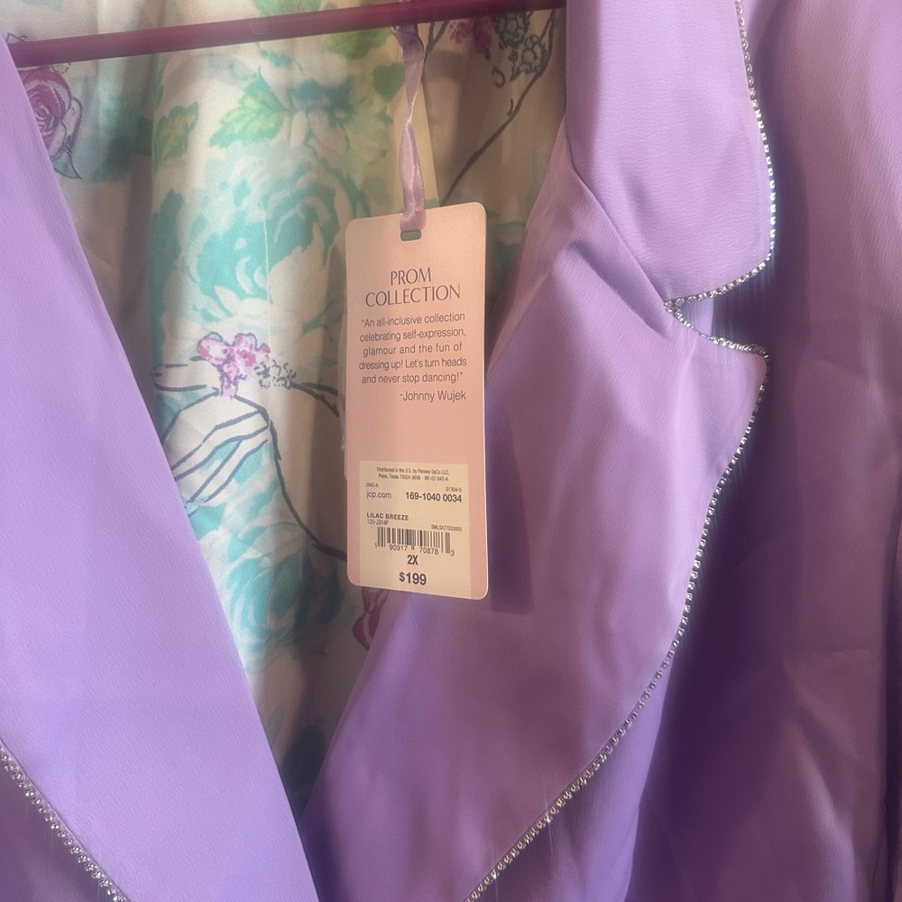 Night Moves Prom Collection Lavender Blazer